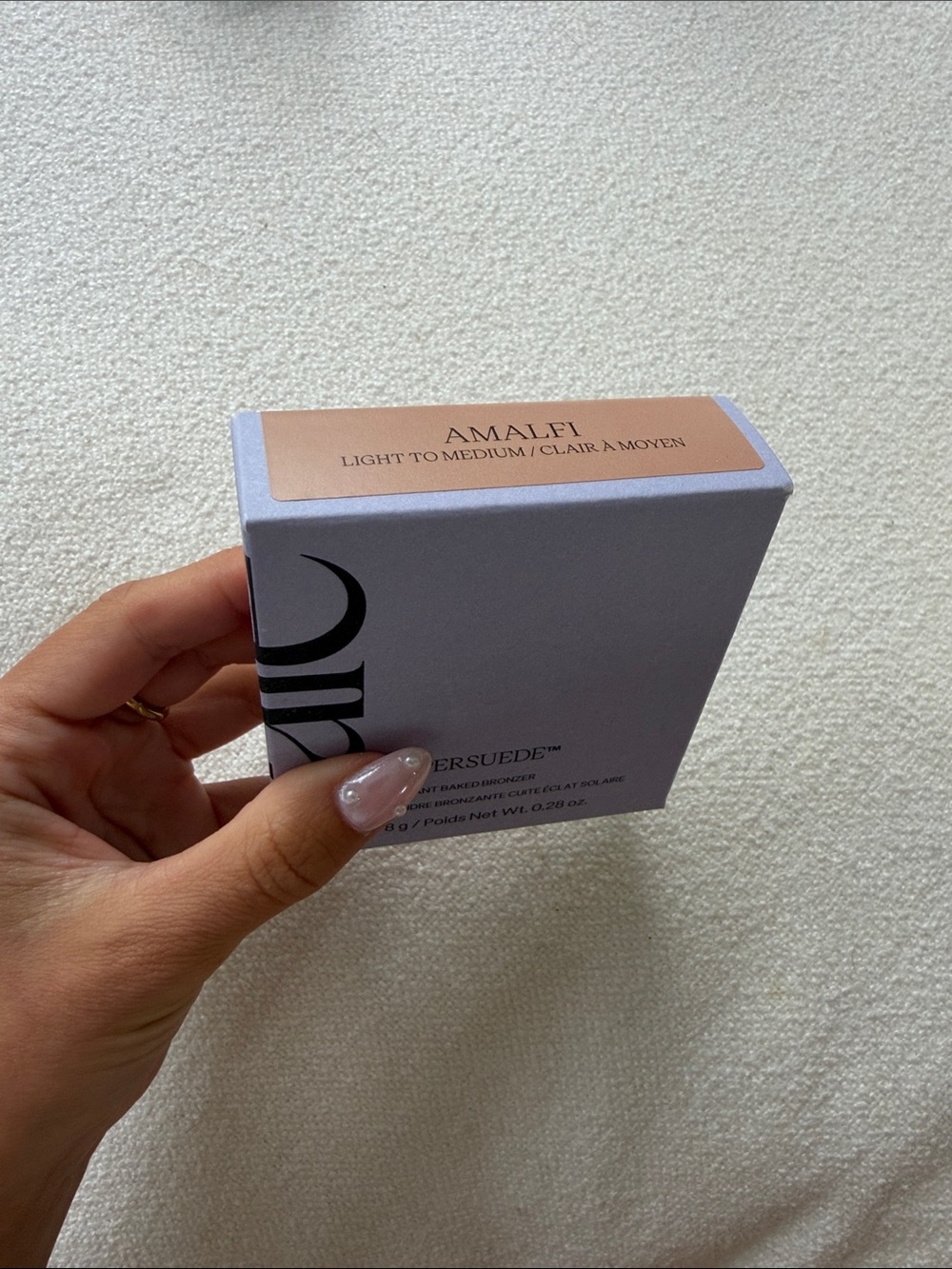 Saie beauty super suede, radiant makeup bronzer, talc free